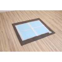 サンベルム ペットマット 100×86cm PallyPallyPET 犬 猫 はっ水 ブラウン 494353 1個（直送品）