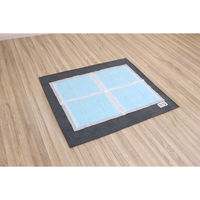 サンベルム ペットマット 100×86cm PallyPallyPET 犬 猫 はっ水 グレー 494354 1個（直送品）