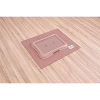 サンベルム ペットマット 70×56cm PallyPallyPET 犬 猫 はっ水 ピンク 494347 1個（直送品）