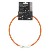 ルークラン ライト 散歩 犬 ループセイフ LEDリング 65 オレンジ 495850 1個（直送品）