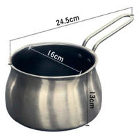 シービージャパン ミルクパン 13cm IH対応 copan 二層鋼ミルクパンメモリ付き 497020 1個（直送品）