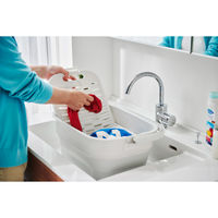 伊勢藤 バケツ 折りたためる つけ置き洗いバケツ 16L 洗濯板 蓋つき 角型 グレー 497029 1個（直送品）