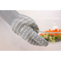 サンベルム 鍋つかみ 3本指ミトン 耐熱 滑り止め付 アウトドア グレー 499071 1個（直送品）