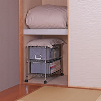 アストロ メタルラック 3段 キャスター付き 91784 515-07 1台（直送品）