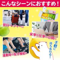 塩分チャージ ゼリー 個包装 お配り菓子 塩ぷる　レモン・ウメ　2種アソート 1セット(1個×3)