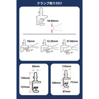 Ergotron LX Pro モニターアーム デュアルダイレクト 横型 ホワイト 45-684-290 1台（直送品）