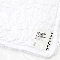 低反発クッション ホワイト 1セット（1個×6） LAKOLE/ラコレ