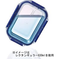 ベストコ ふた付き 耐熱ガラス 保存容器 スクエア 500ml ロック&ロック トップクラス LBG214 4975970254189 1個