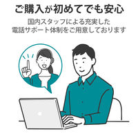 HDD 外付け 4TB ポータブル 2.5インチ テレビ USB接続 ブラック ELP-PTV040UBK エレコム 1個（直送品）