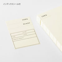 デザインフィル MDノート [A5] 1日1ページ 無罫B クリーム 15389006 1冊（直送品）