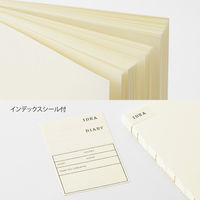 デザインフィル MDノート [A5] 厚口 無罫A クリーム 15394006 1冊（直送品）