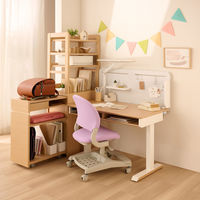 【軒先渡し】コイズミファニテック Fit-in Desk スライドシェルフ 幅365×奥行600×高さ1460mm ナチュラル 1台（直送品）