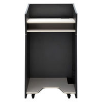 【車上渡し】アール・エフ・ヤマカワ シェル 演説台 2ヶ口コンセント付き 幅600×奥行570×高さ1097ｍｍ グレー 1台（直送品）