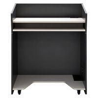 【車上渡し】アール・エフ・ヤマカワ シェル 演説台 2ヶ口コンセント付き 幅900×奥行570×高さ1097ｍｍ グレー 1台（直送品）