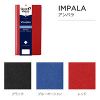 【2026年度 4月始まりダイアリー】　 クオバディス ビソプラン4　アンパラ 見開き１ヶ月ブロック ブラック1冊（直送品）