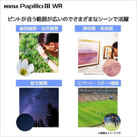 リコー 双眼鏡 Papilio III 8.5x21 WR W/C 1台 PapilioIII8.5x21WR（直送品）