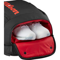 Wilson(ウイルソン) テニス バックパック CLASH V3 BACKPACK BLACK/Infrared WR80379010（直送品）