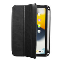 サンワサプライ iPad mini 2021 Apple Pencil収納ポケット付きケース PDA-IPAD1814BK 1個（直送品）