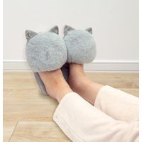 池田工業社 アニマルスリッパ ネコ 雑貨 スリッパ 350500 1個