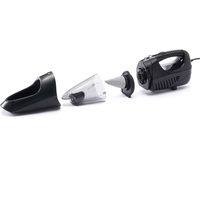 サンワダイレクト 車用強力ハンディクリーナー（コード式・サイクロン方式・すきまノズル/延長ホース付属・DC12V/シガーソケット付属） 1個（直送品）