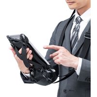サンワダイレクト iPad・タブレットケース（ショルダーケース・ハンドホルダー・10インチ・11インチ対応・汎用ケース） 200-TABC019 1個（直送品）