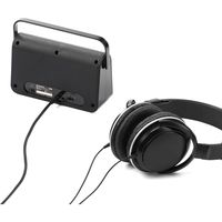 サンワダイレクト テレビスピーカー(ワイヤレス・テレビ用・手元スピーカー・充電式・最大30m・ブラック) 400-SP083BK 1個（直送品）