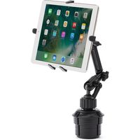 サンワダイレクト 車載タブレットアーム（ドリンクホルダー設置・iPad対応） 200-CAR043 1個（直送品）