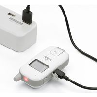 サンワダイレクト ワイヤレスガイド システム（ガイド用イヤホンマイク・最大255台接続・40チャンネル対応・防水/防塵・ディスプレイ搭載） 1個（直送品）