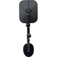 サンワダイレクト エルゴノミクスアームレスト（アームレスト・エルゴノミクス・マウスパッド付き・クランプ式・ブラック） 200-TOK010BK 1個（直送品）