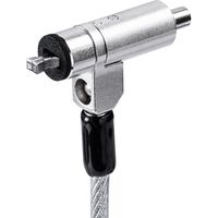 サンワダイレクト ノーブルロック対応セキュリティワイヤー（セキュリティワイヤー・Nobleロック・盗難防止・シリンダ錠・ワイヤー長2m） 1個（直送品）