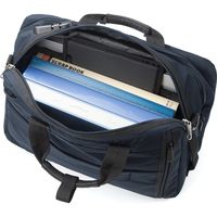 サンワダイレクト 3WAYビジネスバッグ（鍵・マチ拡張・出張対応1～2泊・ネイビー） 200-BAG048NV 1個（直送品）