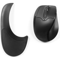 サンワダイレクト エルゴマウス(左利き・疲労軽減・フィンガーフラップ・DPI切替・赤色光学センサー) 400-MA108L 1個（直送品）