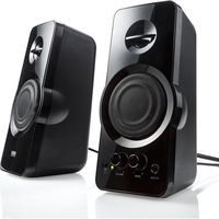 PCスピーカー(パソコンスピーカー・高出力36W・USB電源・テレビスピーカー・ハイパワースピーカー) 400-SP082 1個（直送品）