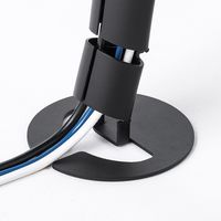 昇降デスク用ケーブルカバー(クランプ式・ブラック・ケーブルカバー・配線カバー・昇降デスク用・137cm) 200-CA039 1個（直送品）