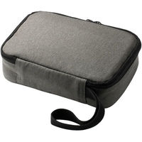 サンワダイレクト トラベルポーチ（PC周辺収納ポーチ・充電器ポーチ・グレー） 200-BAGIN005GY 1個（直送品）