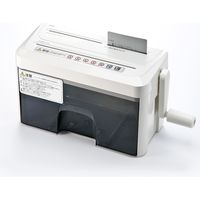 サンワダイレクト 手動シュレッダー(CD/DVD・クレジットカード対応・家庭用・マイクロカット・2枚細断) 400-PSD010 1台（直送品）