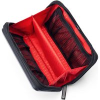 サンワダイレクト トラベルポーチ(充電器ポーチ・ハードタイプ・PC周辺小物整理・収納ポーチ用・ブラック) 200-BAGIN007BK 1個（直送品）