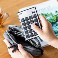 サンワダイレクト ワイヤレステンキー（無線・モバイル・持ち運び・薄型・小型・パンタグラフ・アイソレーション・電池式） 400-NT002 1個（直送品）