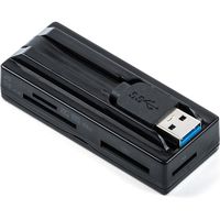 サンワダイレクト メモリーカードケース付きカードリーダー 400-ADR316BK 1個（直送品）