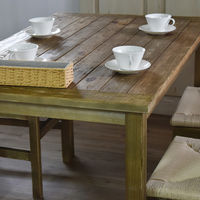 B.Bファニシング LAGOL ダイニングテーブル 幅1220×奥行747×高さ730mm オールドパイン LADT-122 1台（直送品）