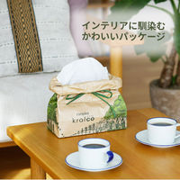 ティッシュペーパー 920組（1840枚）nepia krafco（クラフコ） 1個 王子ネピア  限定