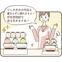 ササガワ 紙製組立式3段かざり棚 BIG ホワイト 44-5860 1台袋入