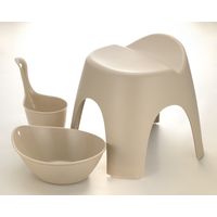 リッチェル アライス バススツール 風呂イス 30H ブラウン 2個セット 4945680301213（直送品）