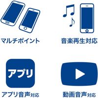 【アウトレット】サンワサプライ Bluetoothヘッドセット ケーブル巻き取り クリップタイプ 着信振動機能 1個　【終売品】