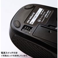 サンワサプライ ワイヤレスブルーLEDマウス 左右対称 3ボタン ホワイト MA-WBL41W 1個（直送品）
