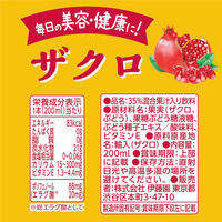 伊藤園 ザクロミックス エコパック (紙パック) 200ml 1箱（24本入）