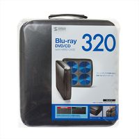サンワサプライ ブルーレイディスク対応セミハードケース 320枚収納 ブラック FCD-WLBD320BK（直送品）