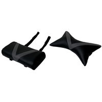 【軒先渡し】ヤマソロMonza　オフィスチェア レーシングバケットシート オットマン クッション付 グレー 1脚（直送品）