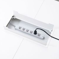 サンワサプライ 電動昇降ミーティングデスク ハイ 幅1800×奥行1200×高さ623～1273mm ホワイト ERD-MTGN180120W 1台（直送品）