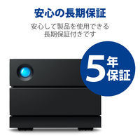 HDD 外付け 8TB 据え置き 5年保証 2big RAID USB-C STHJ8000800 LaCie 1個（直送品）